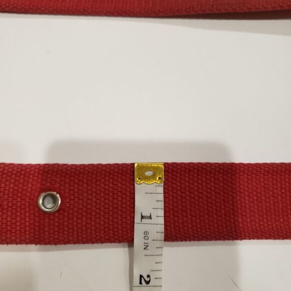 Nike Golf Red Cotton Belt With Leather - Picture 10 of 11